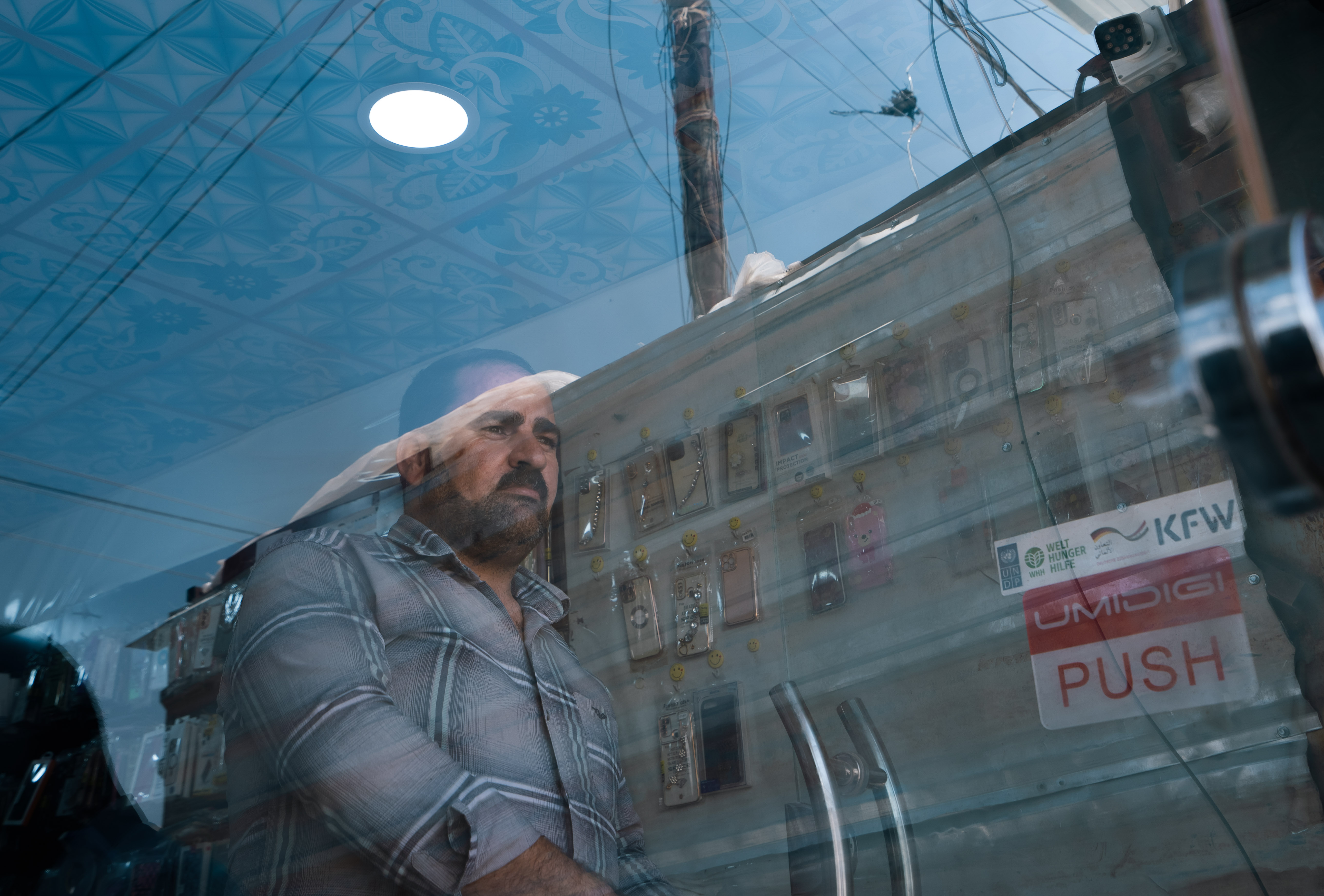 a person standing in front of a building