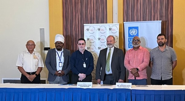 UNDP Guyana and ERC signed MOU